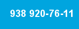 938 920-76-11 938 920-76-11
